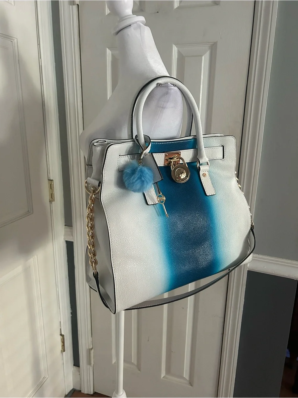 NWOT Michael Kors Hamilton Spray Large Leather Tote Bag